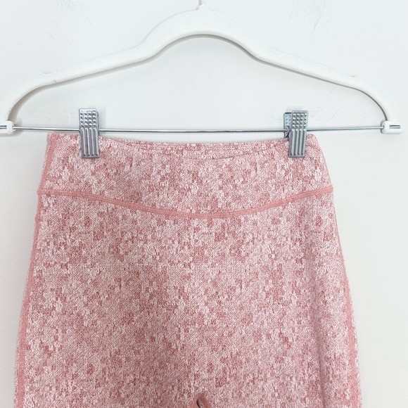 GYMSHARK Dry Fleur Textured Pink 7/8 Length Leggings Small - Picture 6 of 6